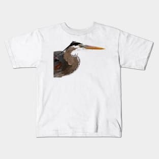 Blue heron Kids T-Shirt